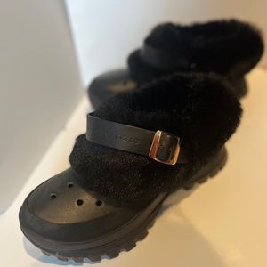 Stella McCartney Trace faux-fur trimmed mules